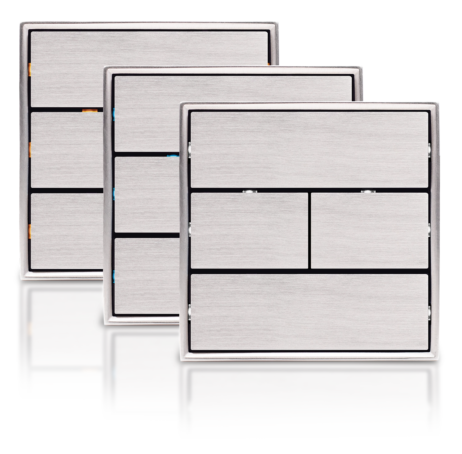 3 Gang triple stanless 1