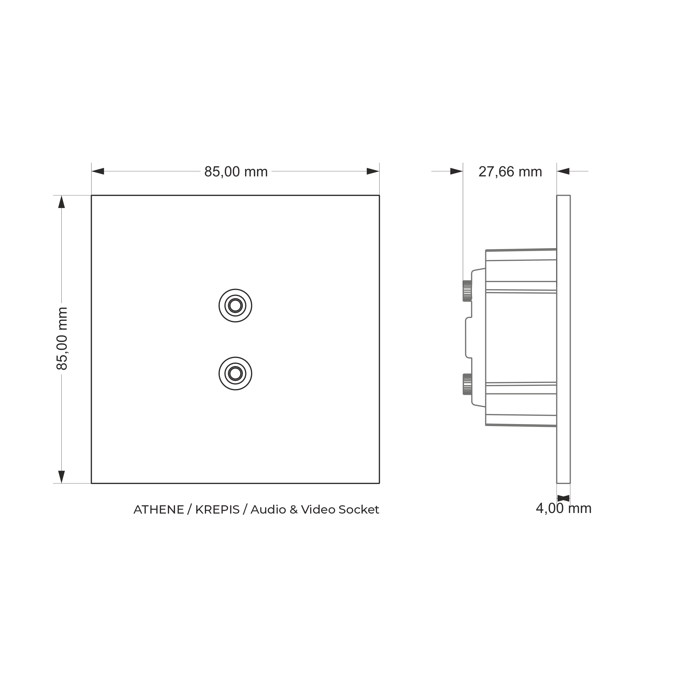 audio video socket 1