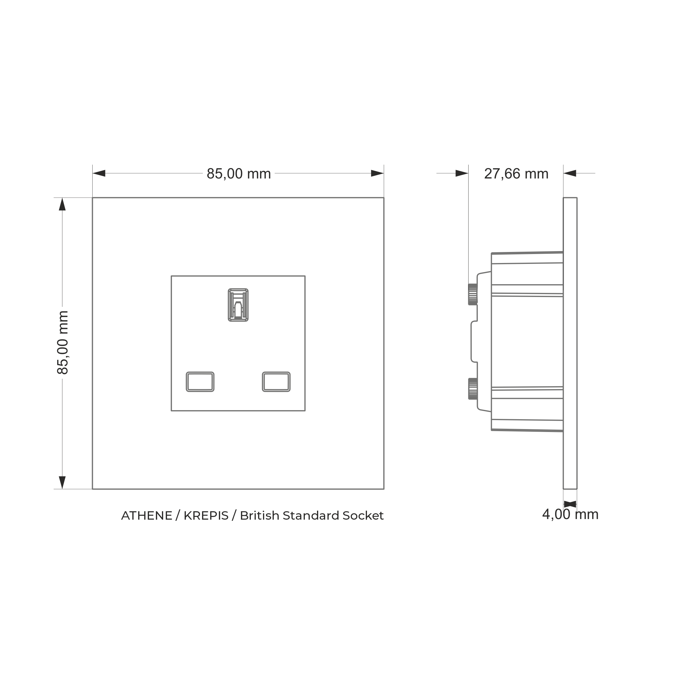 british standard socket 1