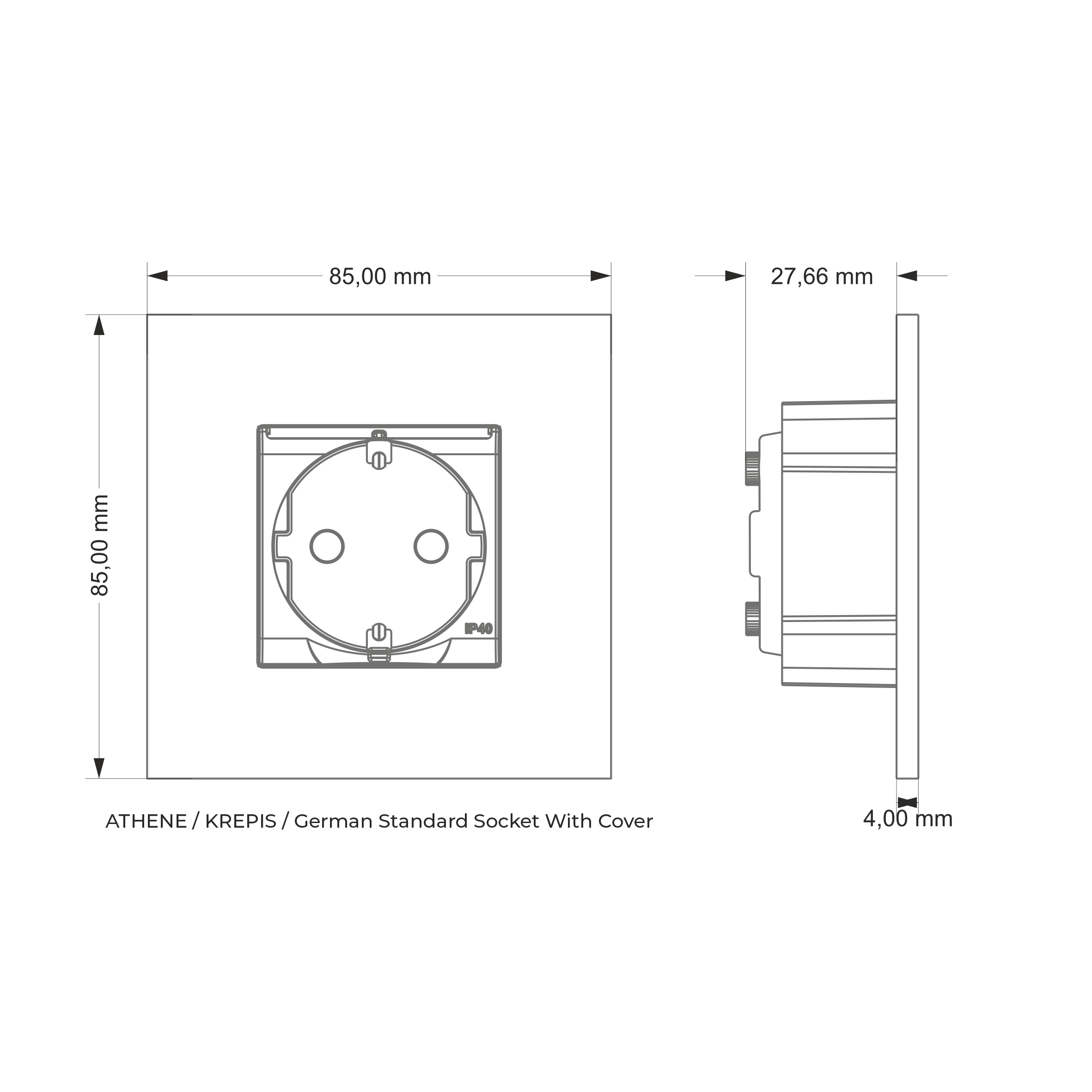 german std socket cover 1