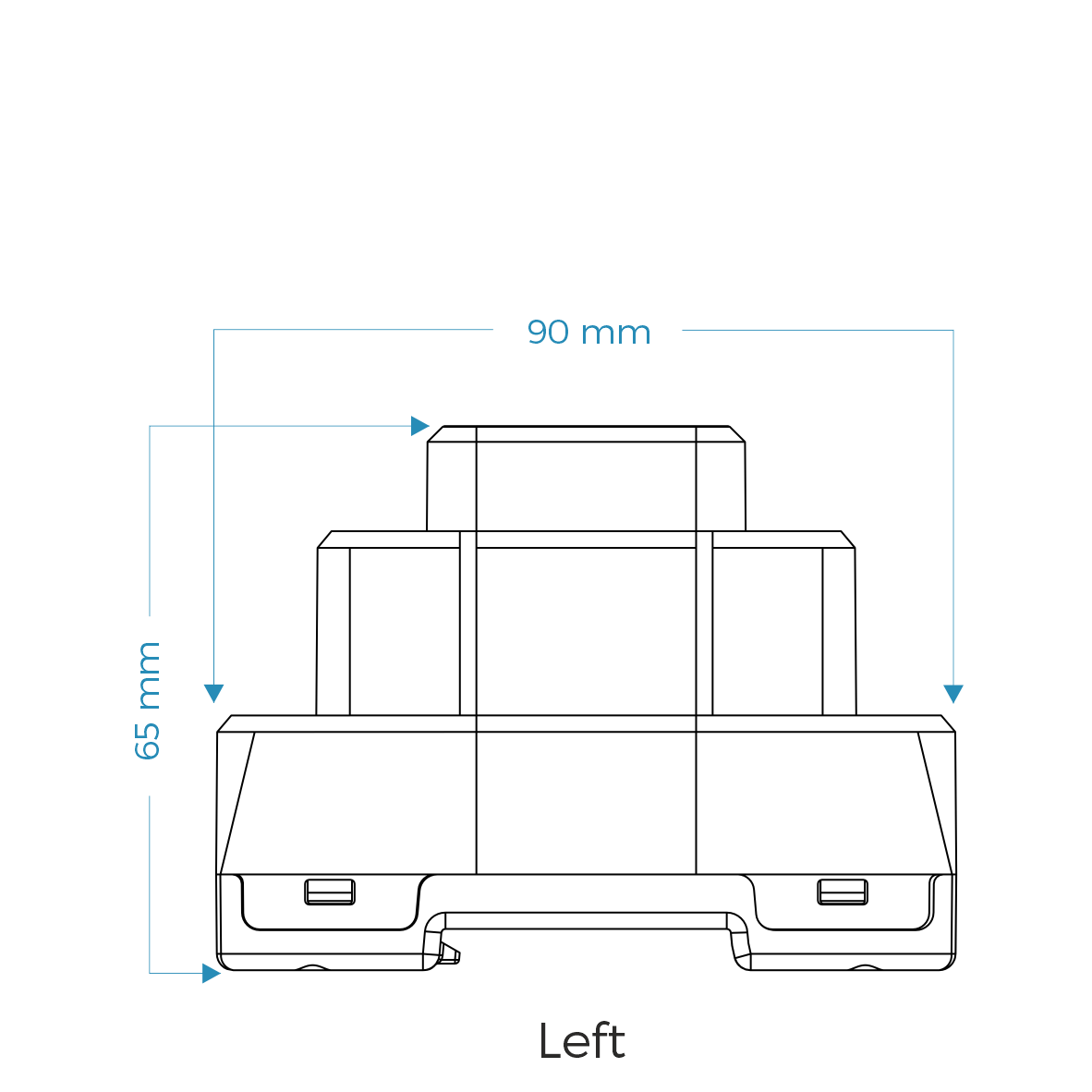 Analog IO Scale Drawing left 1