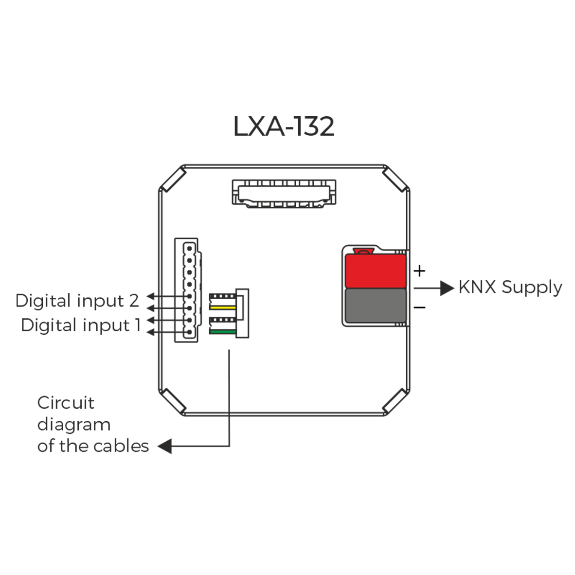 Push Button Interface connectionDiagram LXA 132