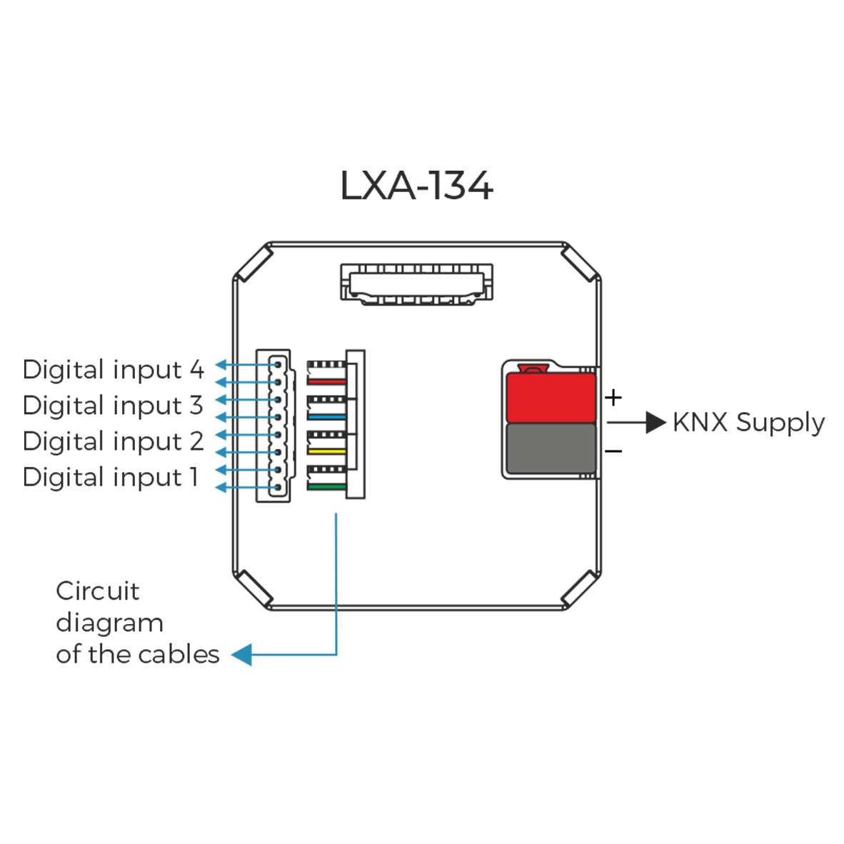 Push Button Interface connectionDiagram LXA 134 1