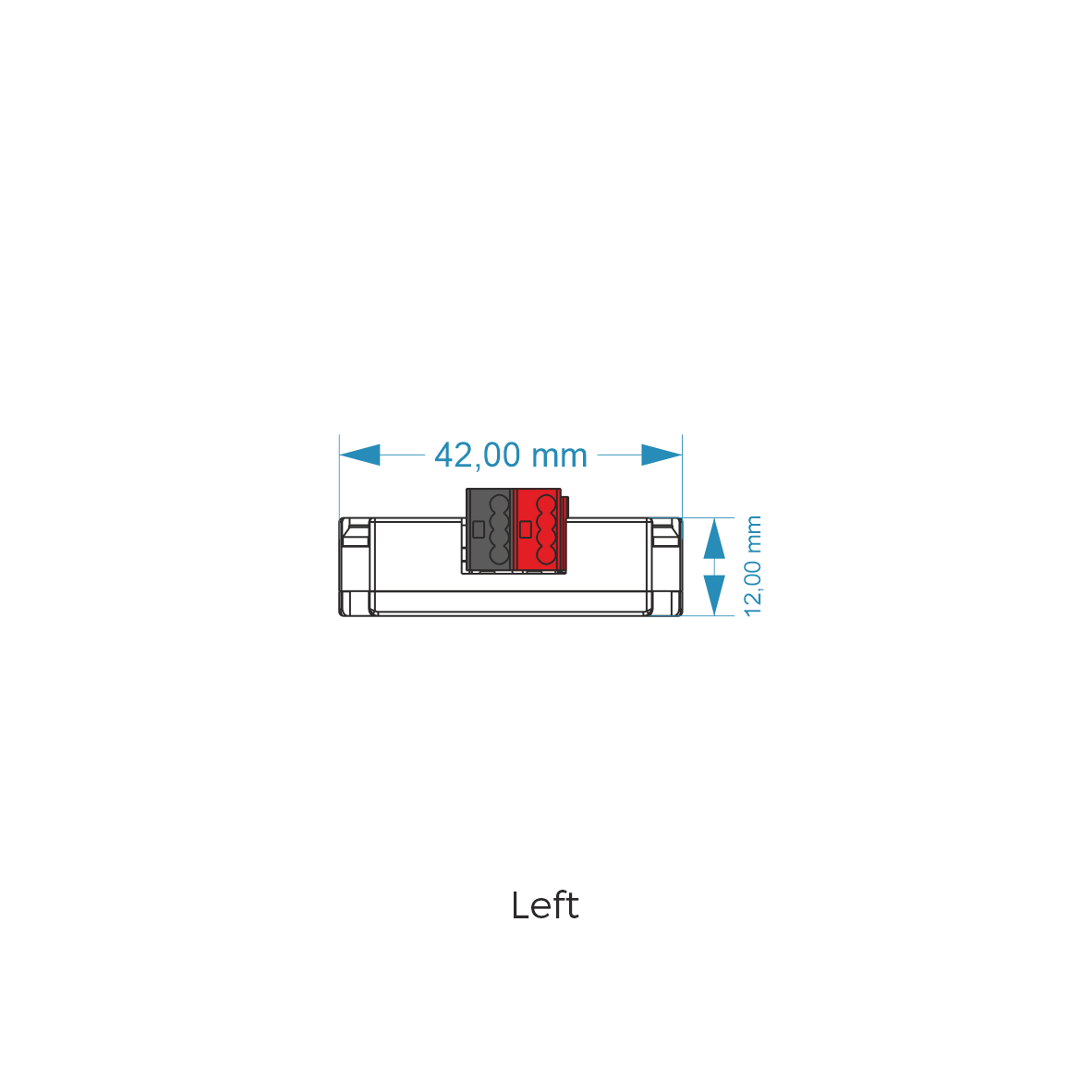 Push button interface left