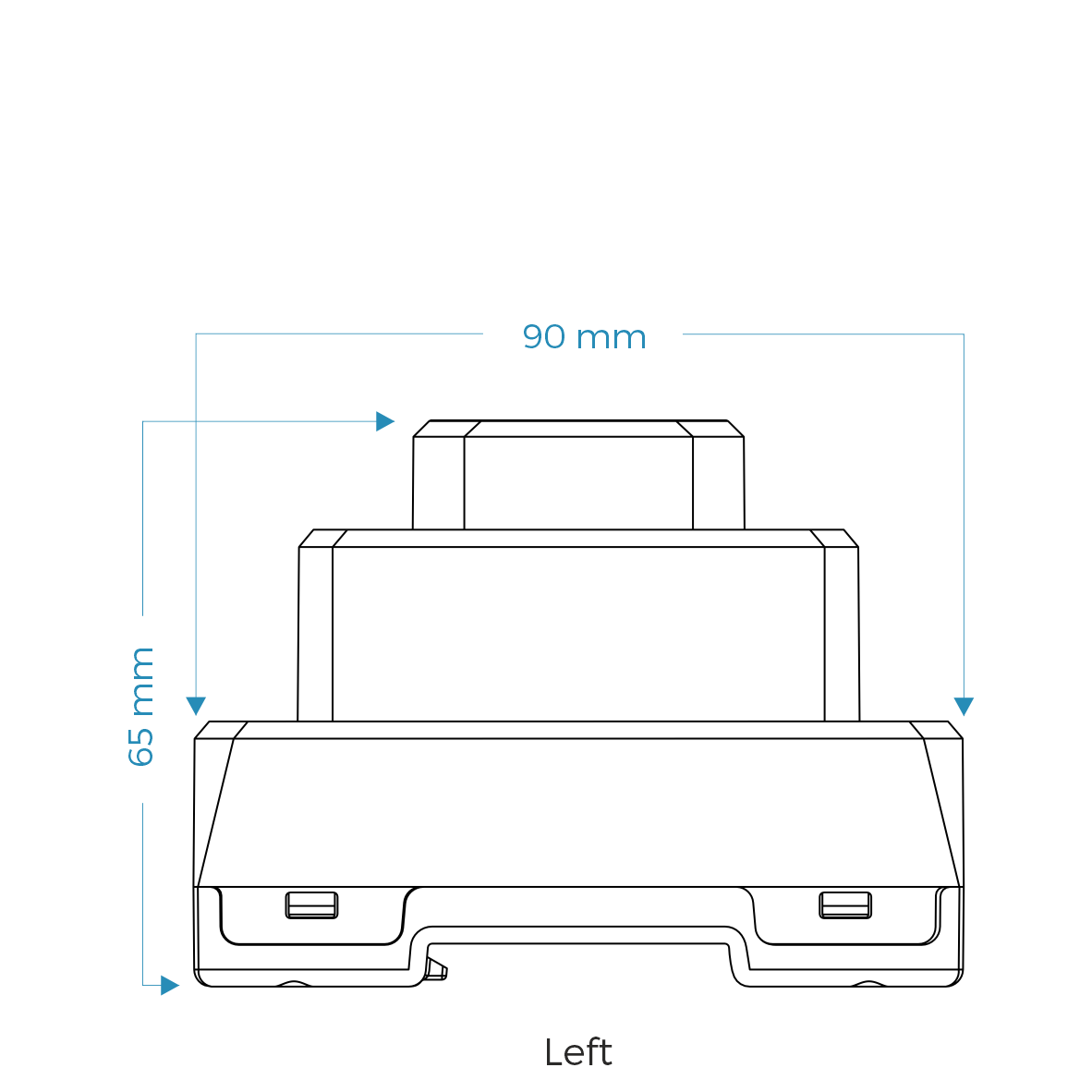 power supply scaledrawing left