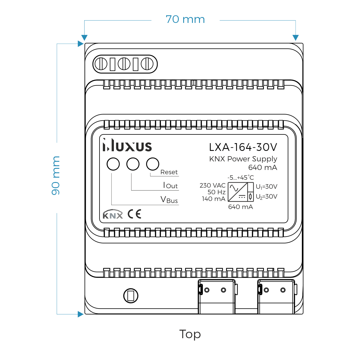 power supply scaledrawing top