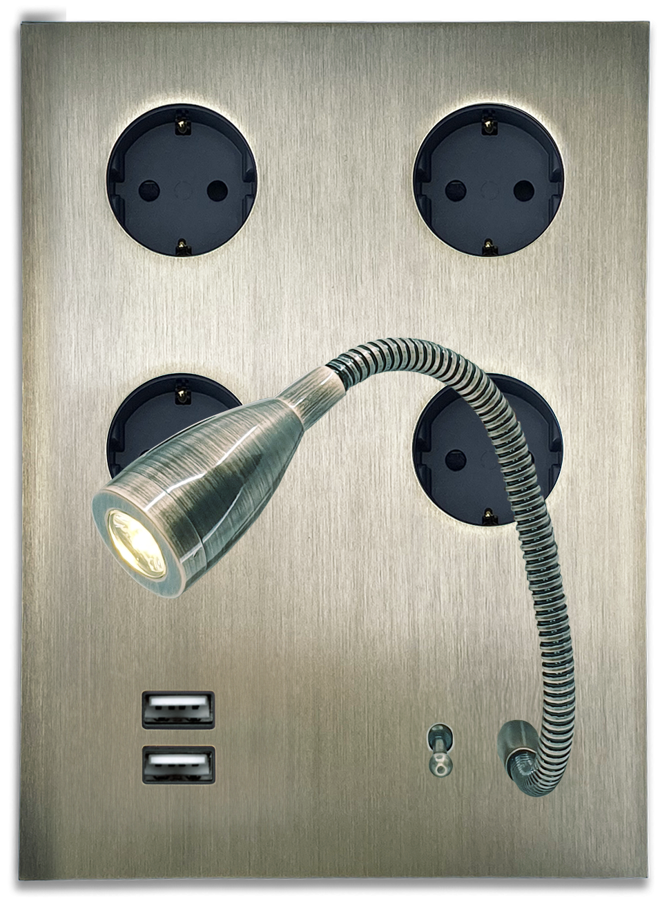 sequare lamp bronze 1