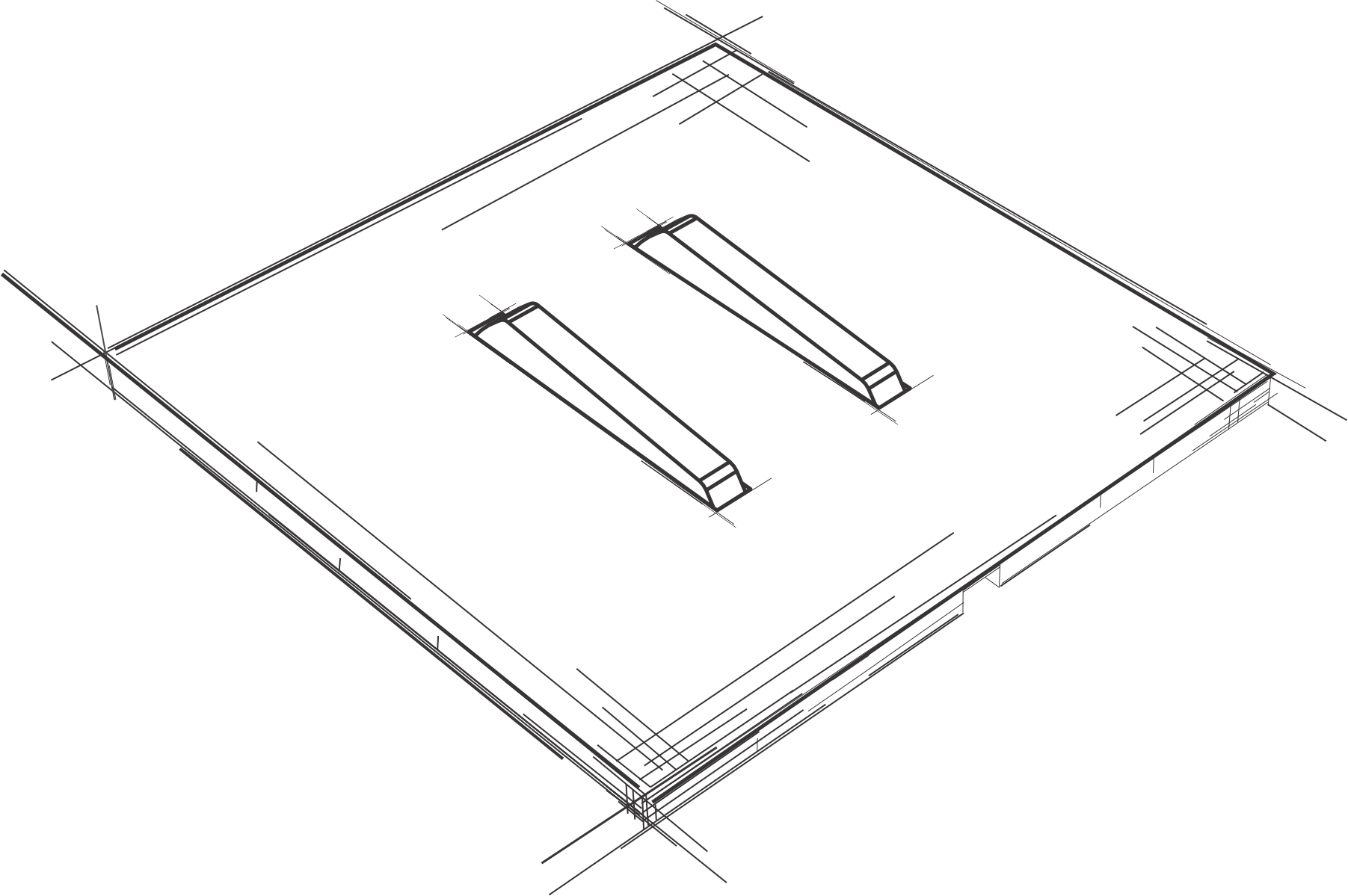 helene pencil line drawing