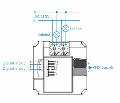 Flush Mounted Actuator connection diagram 2 1